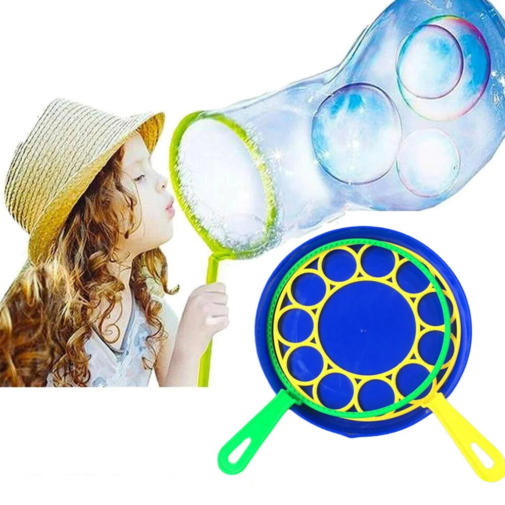 Maker Bubble Outdoor ToysSoap Bubble Machine Blowing Bubble Plate Navy Blue Soap For Children Gift Big Dish Bubble Set Blower