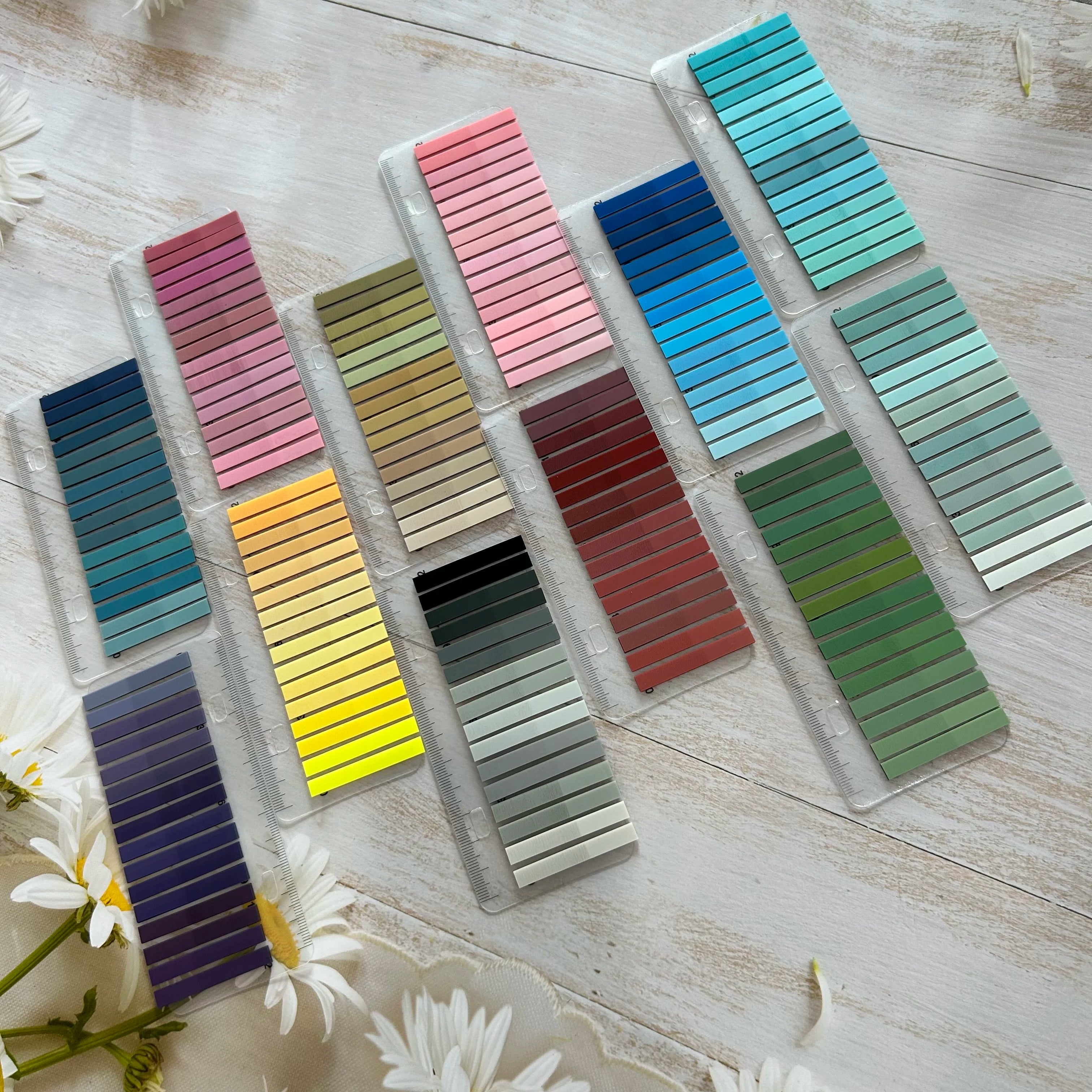 2400 Sheets Stationery Bookmark Planner Stickers Self Adhesive Loose-leaf Memo Pad Page Markers Paper Flags Tabs Stickers Index